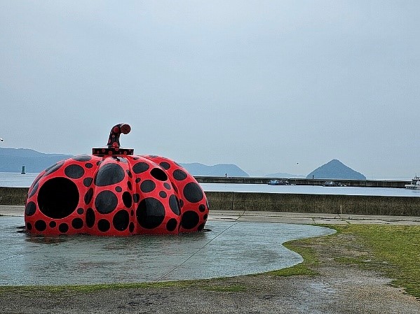 Red Pumpkin by Yayoi Kusama
